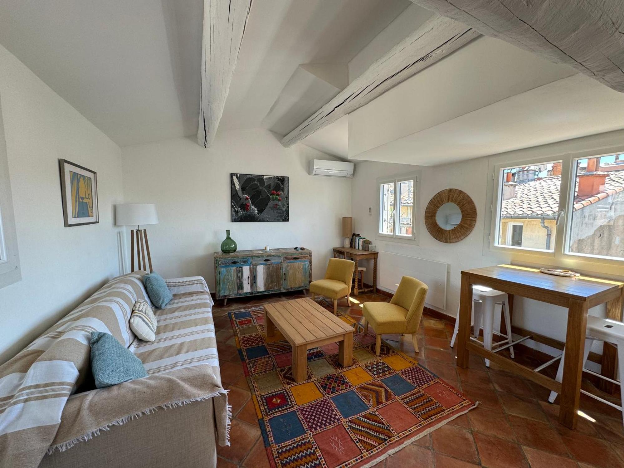 普罗旺斯地区艾克斯2 Pieces Climatise En Duplex Avec Terrasse公寓 外观 照片